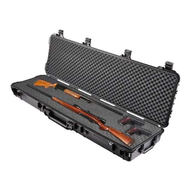 APACHE 9800 Weatherproof Protective Rifle Case, Long, Black